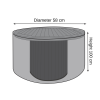 Round Bar Table Cover - 58cm X 100cm