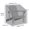 Adirondack Chair Sun Cover - 72cm X 87cm X 86cm