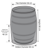 Outdoor Barrel Cover - 68cm X 90cm