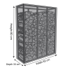 Firewood Rack Cover - 83cm X 33cm X 80cm