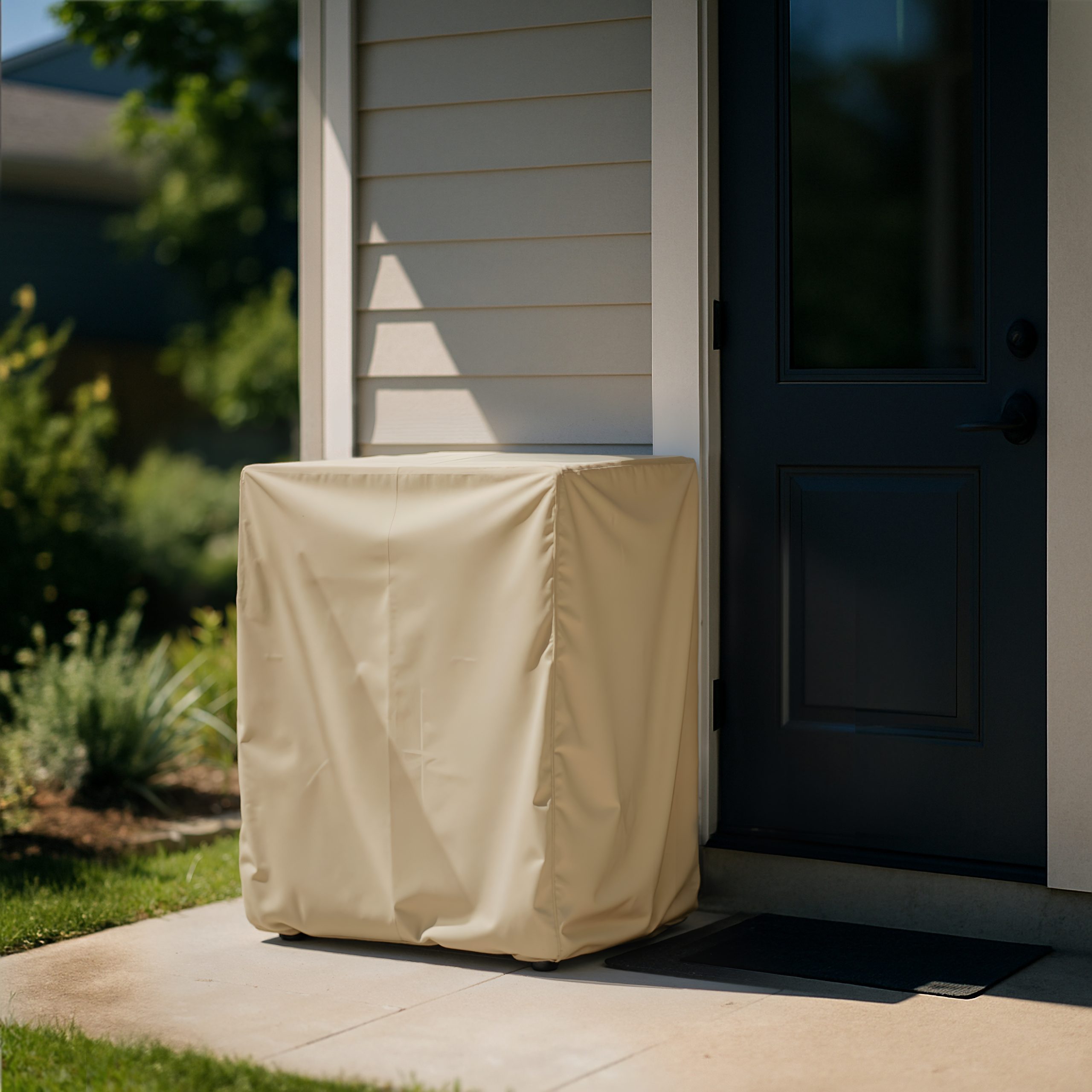Beige Washing Machine & Dryer Cover