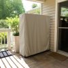 Beige Firewood Rack Cover