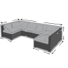 Custom Armless U-Shaped Outdoor Cover