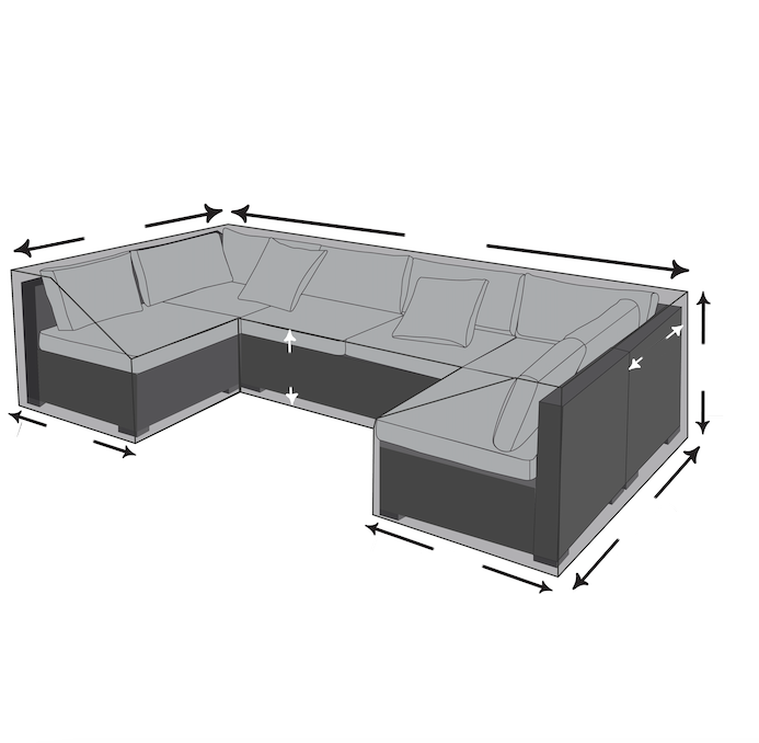 Custom Armless U-Shaped Outdoor Cover