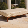 Beige Mattress Cover Enclosed With Zip