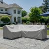 Grey Right-Hand Corner Sofa Cover