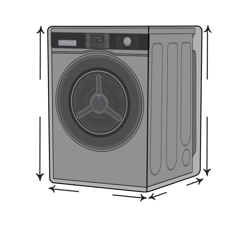 Custom Washing Machine & Dryer Cover