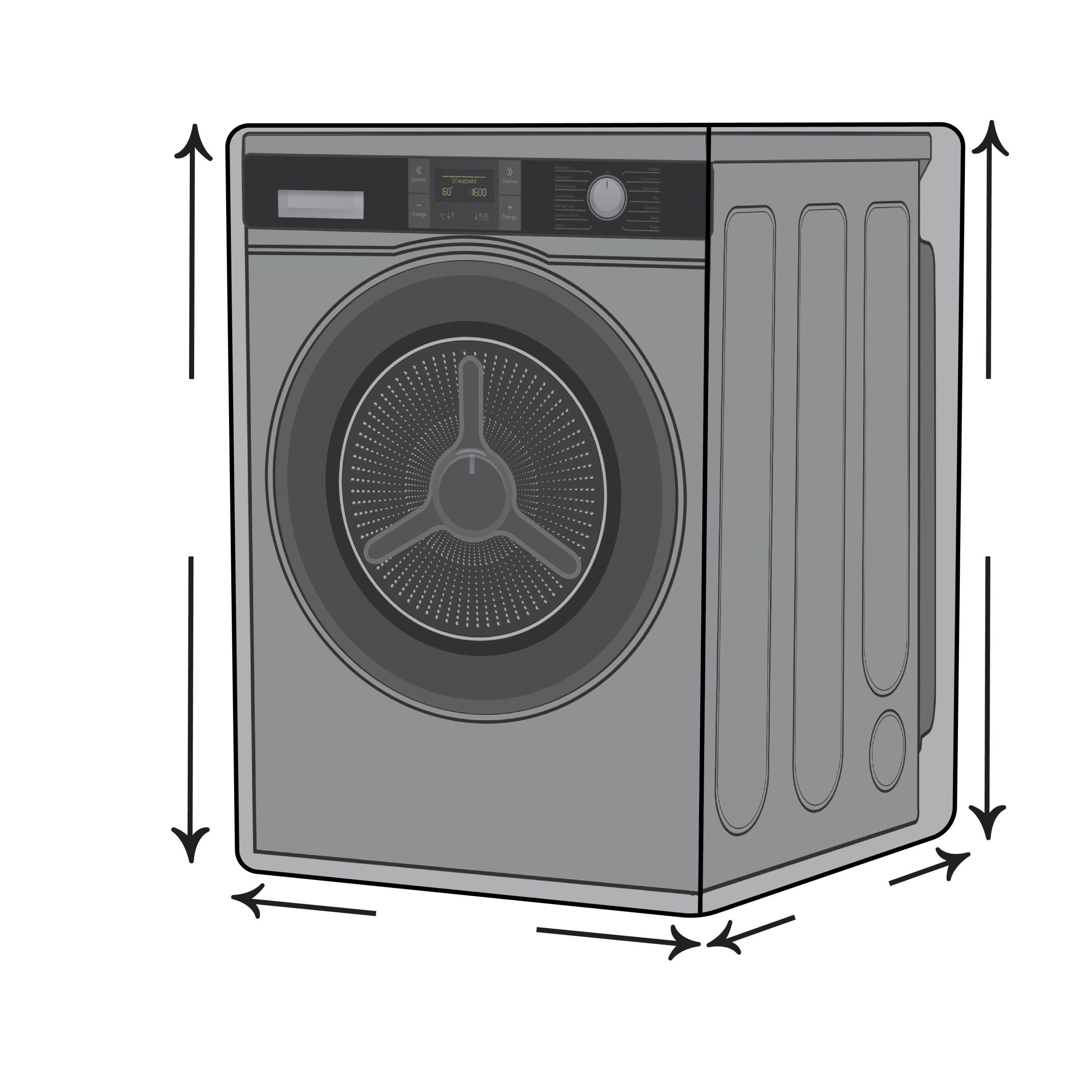 Custom Washing Machine & Dryer Cover