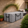Grey Waterproof Cushion Storage Bag - Closed
