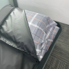 Black Mattress Cover With Zip Opened