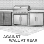 Straight Kitchen Against Wall