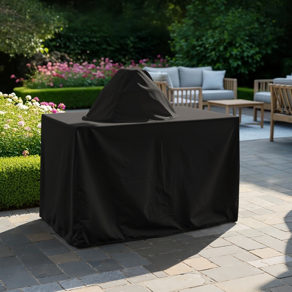 Black Big Green Egg Kamado Cover